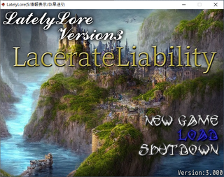 LatelyLoreのゲーム画面「Version3です」