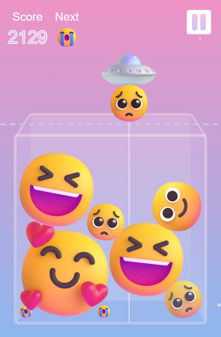 EmojiGameのゲーム画面「プレイ画面2」