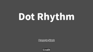 Dot Rhythmのゲーム画面「タイトル」