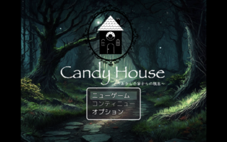 Candy Houseのゲーム画面「ゲームのスタート画面」