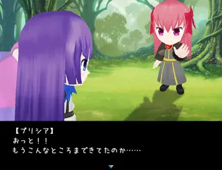 魔導士ディアと漆黒の仮面のゲーム画面「ライバルとの魔法対決」