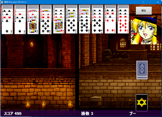 願掛けSoLadya HSPのゲーム画面「前作おなじみのゲーム画面です」