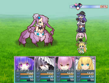 戦闘はサイドビュー形式