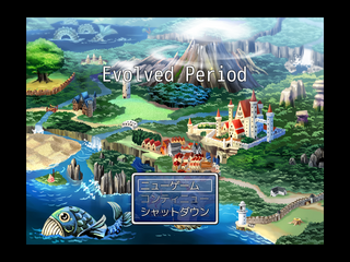 Evolved Periodのゲーム画面「タイトルです。」