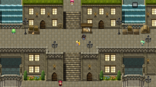 凄くハートフルで可愛らしいRPGのゲーム画面「主人公の町。」