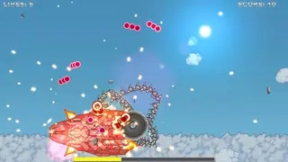 SPIN DRIVE -The Flying Battle Saw-のゲーム画面「」