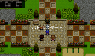 ふたりはインキャMZのゲーム画面「戦いはジャンケン方式で行われる!」