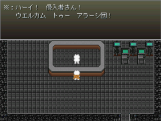 AGESAGEのゲーム画面「サイバーな雰囲気のマップもあります。」
