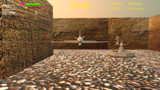 海軍航空隊のゲーム画面「戦闘画面(サブゲーム)」