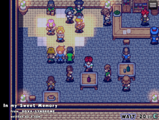 魔王の娘達 ～境界線上のアリア～ PREQUELのゲーム画面「ＢＡＲのライブに参加するなど、いろんな経験ができるぞ。」