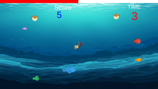 Collect The Fishのゲーム画面「ゲーム画面」