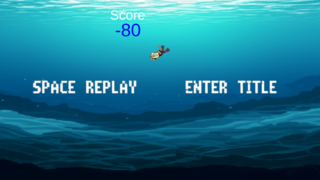Collect The Fishのゲーム画面「スコア画面」