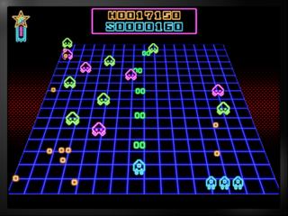 NEONATTACK01(ネオンアタックゼロワン)のゲーム画面「”ハードコア”モード(おまけ)」