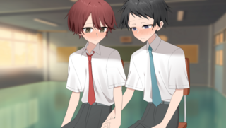 イチャイチャしないと×ぬ（広義）薬のゲーム画面「イチャイチャシーン」