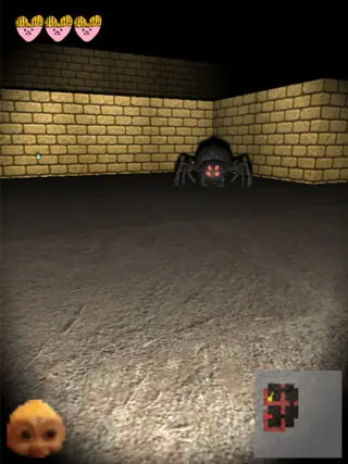 グーリーダンジョンのゲーム画面「プレイ画面1」