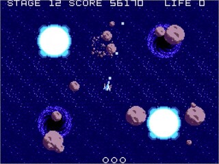 岩石地帯のゲーム画面「プレイ中の画面」