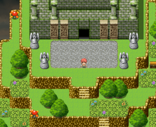 OTA'S ETERNAL NIGHT 体験版のゲーム画面「ダンジョン風景2」