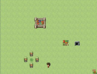 クソゲー~わんことうさぎ~のゲーム画面「フィールド」