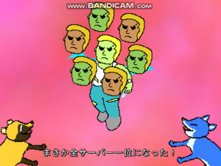 広告がうざいRPG（仮）のゲーム画面「以下、ゲーム内で再生される広告」