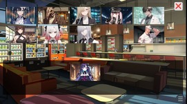 黒髪の魔女は暗闇を恐れているのゲーム画面「スマホアイコンからは人物情報と捜査状況を見る事ができます」