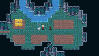 ココロノカケラのゲーム画面「畑で収穫」