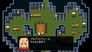 ココロノカケラのゲーム画面「皆でお食事」