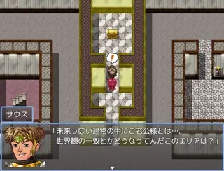ディレクションパーティーのゲーム画面「爆笑？強敵？ボスもご当地ネタ満載！」