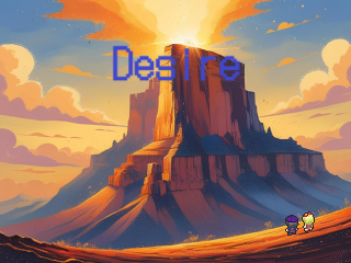 Desireのゲーム画面「タイトル」