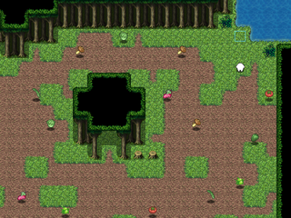 いただきます♪のゲーム画面「ピカピカから水中へ」