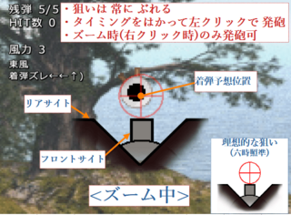 さいごの射手の銀弾はのゲーム画面「基本操作の説明2」