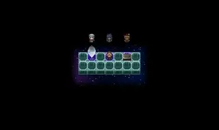 リライトジエンディングのゲーム画面「3名のキャラクターを操作して物語を進めていきます。」