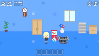 天使のふたごとなぞ?あそび!【脱出ゲーム】(体験版)のゲーム画面「ステージその2」