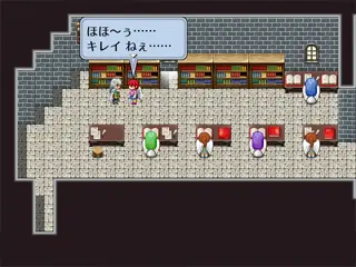 Historb～天からの使者～のゲーム画面「様々な隠しルートがあるので探してみよう。」