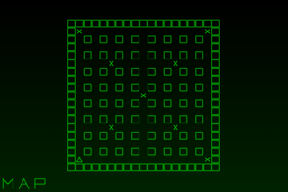 SHALLOW DUNGEONのゲーム画面「ダンジョンが柱だけの「シンプルモード」も用意」