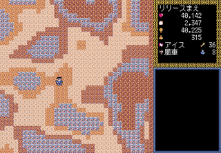 Old ARPG likeのゲーム画面「ゲーム画面①」