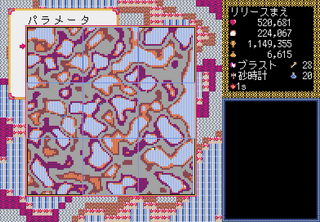 Old ARPG likeのゲーム画面「ミニマップ画面」