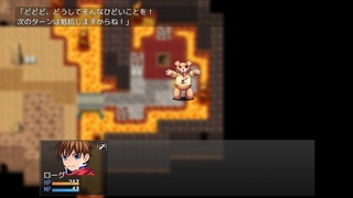 リロール勇者 - 高速周回RPGのゲーム画面「丈夫な人形があるので、戦術を試してもいいですよ」