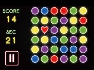 NEON DOTSのゲーム画面「ゲーム画面１」