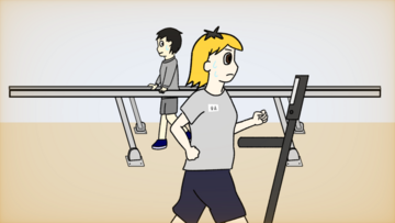 二人は同じ障害者スポーツセンターに通う親友同士