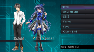 終末Cry　PROTOTYPE:Rのゲーム画面「◆メニュー画面◆」