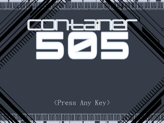 container505のゲーム画面「タイトル画面」