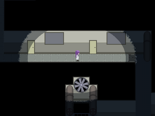 container505のゲーム画面「異常な物体、現象を目撃した場合、必ず引き返すこと」