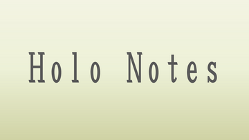 Holo Notes -ホロノーツ-のイメージ