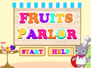フルーツパーラーのゲーム画面「タイトル」