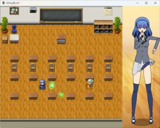 【Ｒ１５】スライムボンバーのゲーム画面「スカートをめくれる装備もどこかにある」