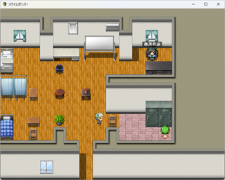 【Ｒ１５】スライムボンバーのゲーム画面「条件を満たすと発現するイベントも」