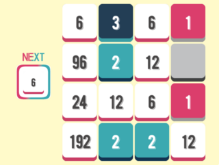 THREESのゲーム画面「ゲーム画面1」