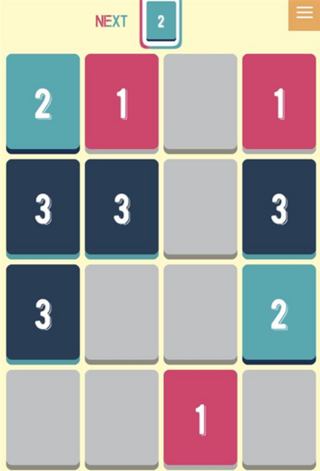 THREESのゲーム画面「ゲーム画面（SP）」