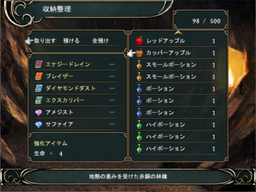 数々のアイテム