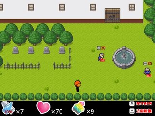 ソルトハザードのゲーム画面「シンプルな画面で見やすく作ったよ」